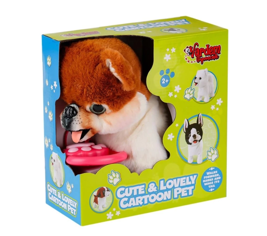 Nessiworld PR66699-26 Yürüyen Tasmalı Peluş Köpek