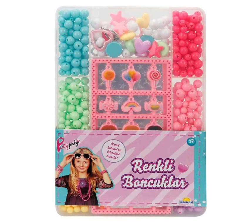 Nessiworld Pretty Pinky Renkli Boncuklar Seti