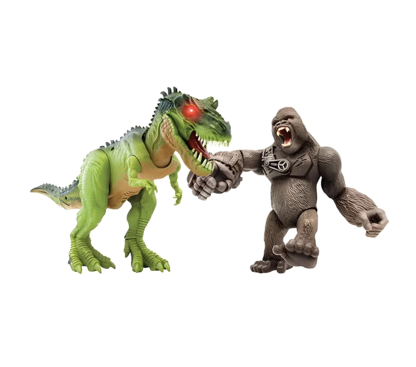 Nessiworld Primal Clash Gorilla vs T-rex Sesli Işıklı Oyun Seti