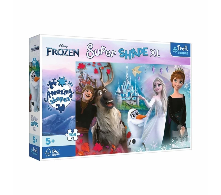 Nessiworld   PUZZLE-50017 Frozen 104 Parça XL  Çocuk Puzzle