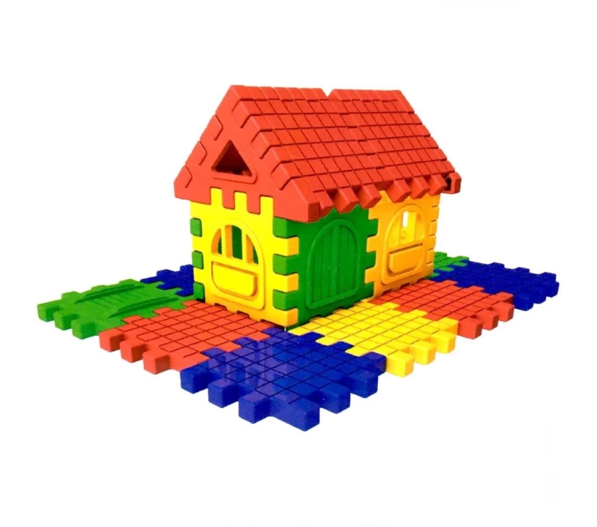 Nessiworld Puzzle City 3D Yapı ve Tasarım Blokları 64 Parça