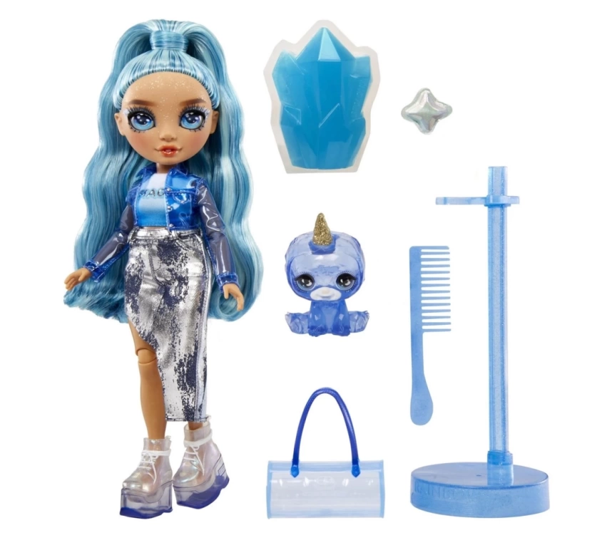 Nessiworld Rainbow High Skyler Parlak Slime ve Evcil Hayvan Serisi Bebeği