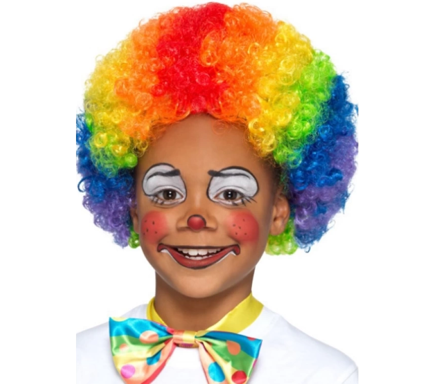 Nessiworld Rengarenk Kıvırcık Afro Peruk Bonus Saç 120 Gr