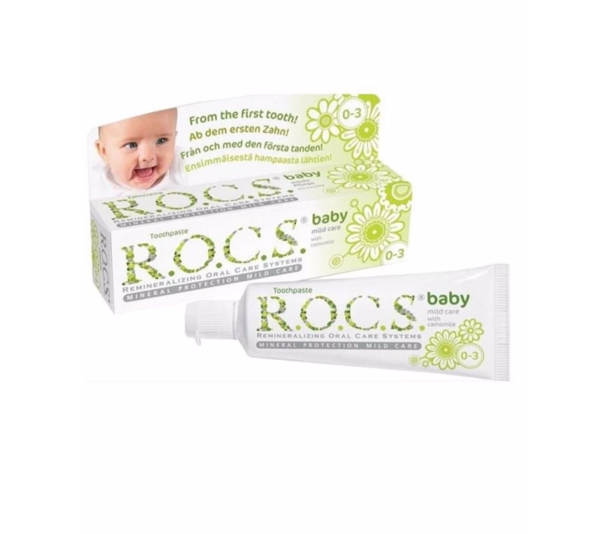 Nessiworld R.O.C.S.Baby Diş Macunu 0-3 Yaş 35 ml Papatya