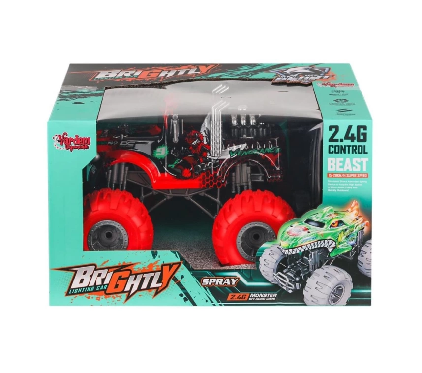 Nessiworld RQ3049 Kumandalı Şarjlı Işıklı Buharlı Off Road Kamyon -Vardem Oyuncak