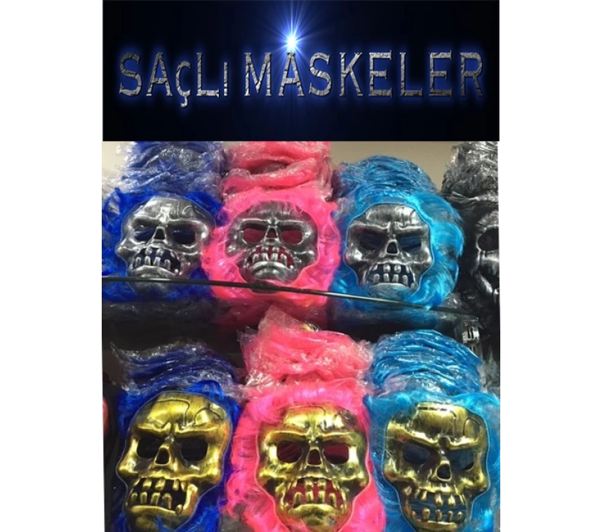 NessiWorld Saçlı Kuru Kafa Maskesi 1 Adet