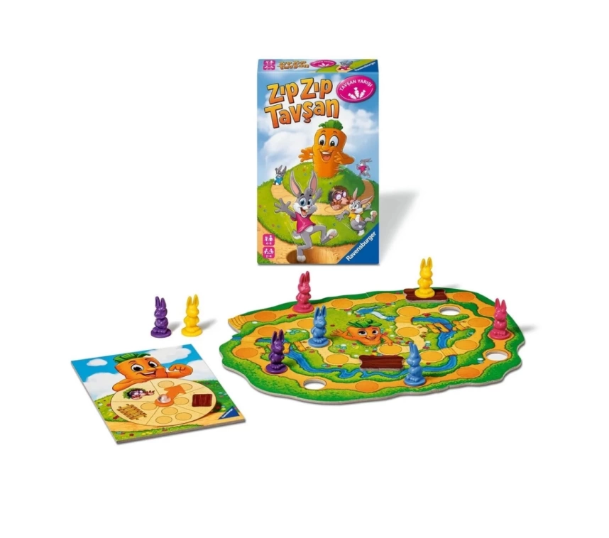 Nessiworld Seyahat Boy Zıp Zıp Tavşan Kutu Oyunu