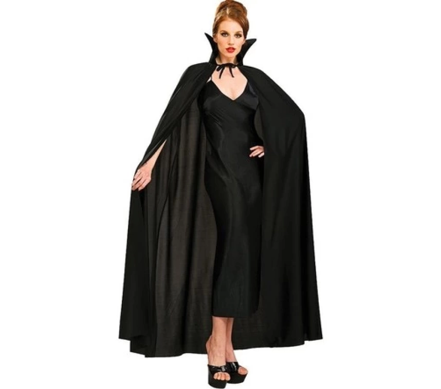 Nessiworld Siyah Renk Yakalı Halloween Pelerini 120 cm