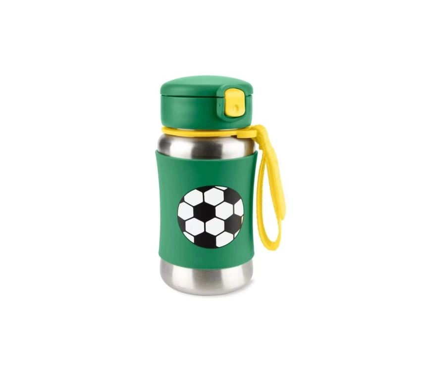 Nessiworld Skip Hop Zoo Pipetli Paslanmaz Çelik Suluk 350 ml Futbol