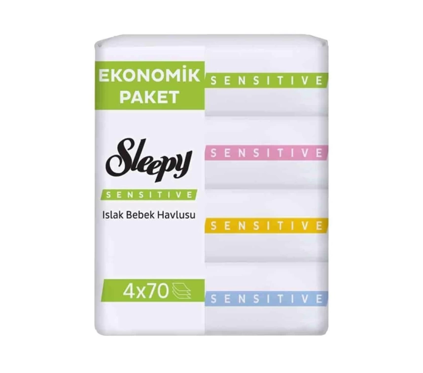 Nessiworld Sleepy Sensitive Islak Havlu Mendil 4x70 280 Yaprak