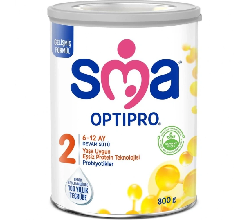 Nessiworld  SMA Optipro Probiyotik 2 Bebek Devam Sütü 6-12 Ay 800 Gr