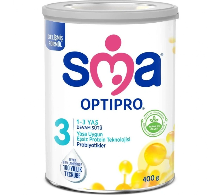 Nessiworld  SMA Optipro Probiyotik 3 Bebek Devam Sütü 1-3 Yaş 400 Gr