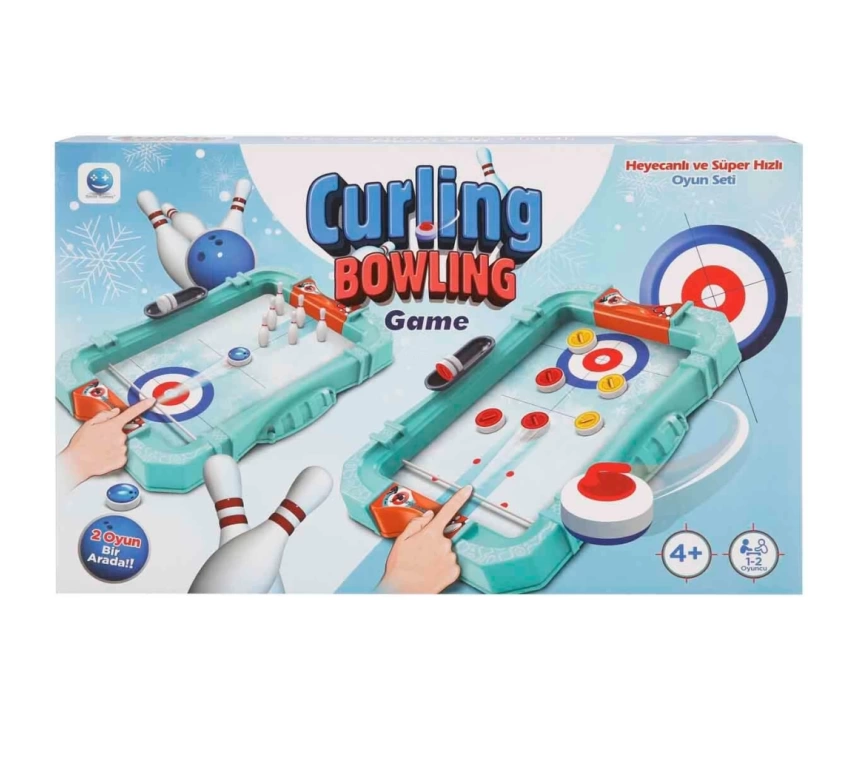 Nessiworld Smile Games 2in1 Curling ve Bowling Oyun Seti S00004600