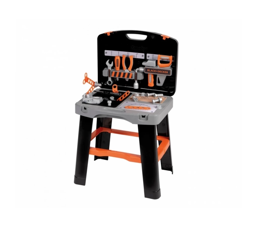 Nessiworld Smoby Black & Decker OBY B+D Bricolo Akıllı Çalışma Tezgahı