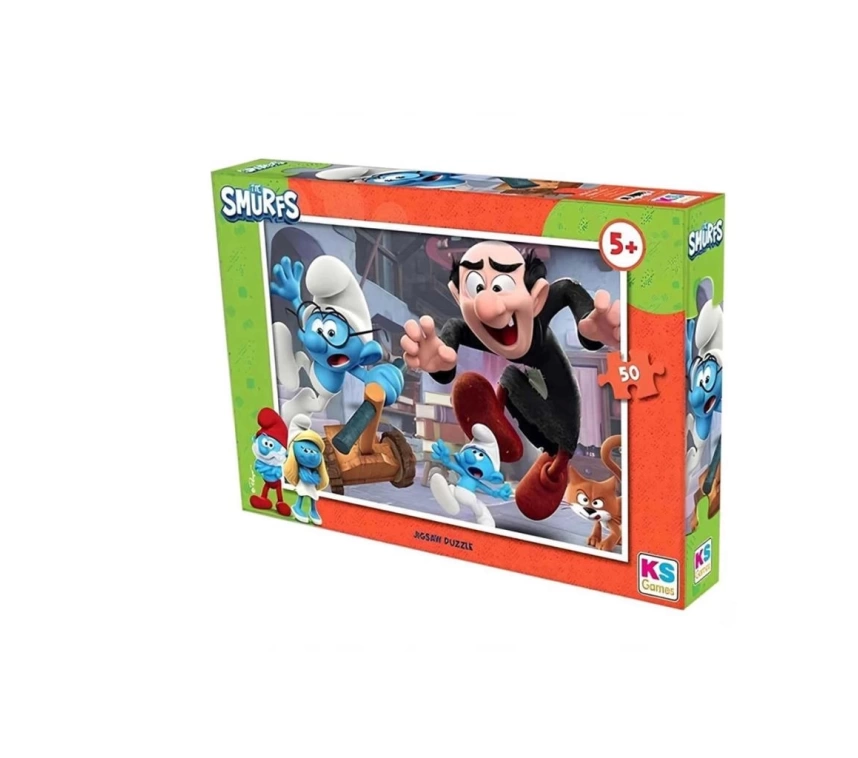 Nessiworld SMR 709 Smurf 50 Parça Puzzle -KS