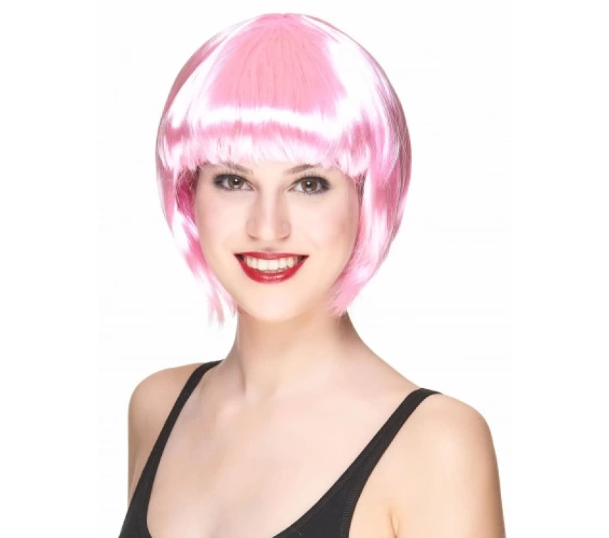Nessiworld Soft Pembe Renk Parti Peruğu Küt Saç