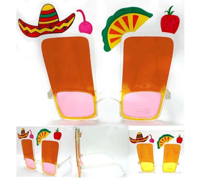 Nessiworld Sombrero Hawaii Fiesta Meyve Figürlü Yaza Merhaba Gözlük