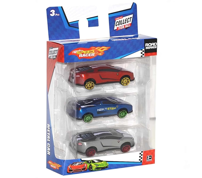 Nessiworld Speed Racer Road Series Metal Model Araba Seti 3lü