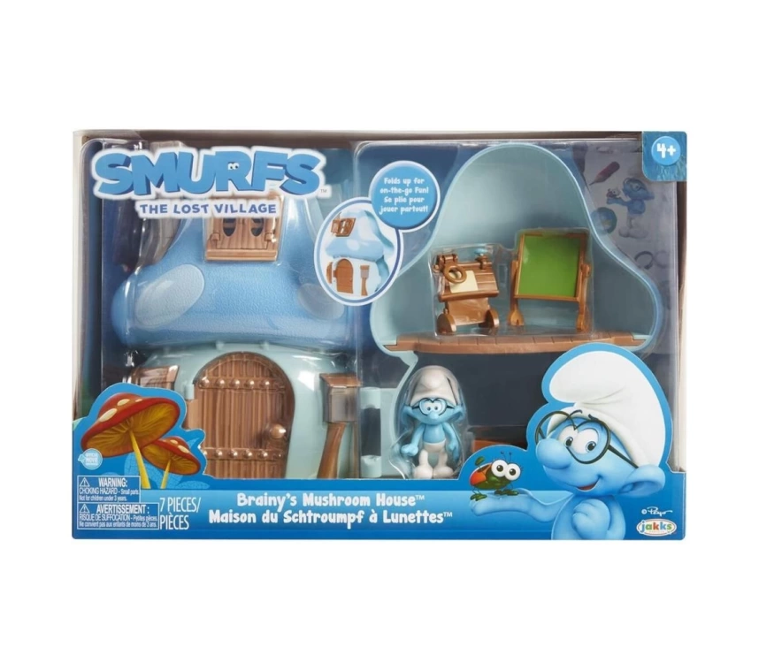 Nessiworld ŞRN 96530 Şirinler Mantar Ev Oyun Seti  -Necotoys