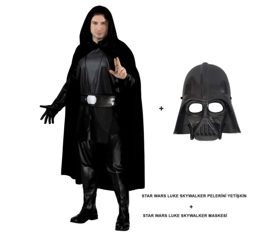 Nessiworld Star Wars Luke Skywalker Pelerini Yetişkin Ve Maskesi