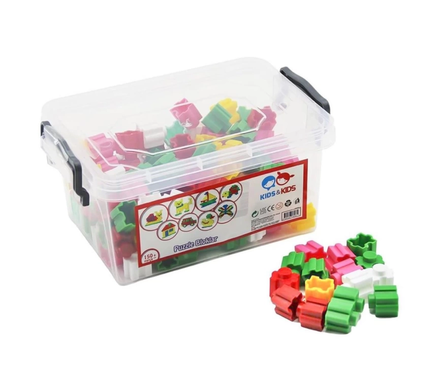 Nessiworld  STR-114 Puzzle Bloklar 150 Parça -Dinamik Oyuncak