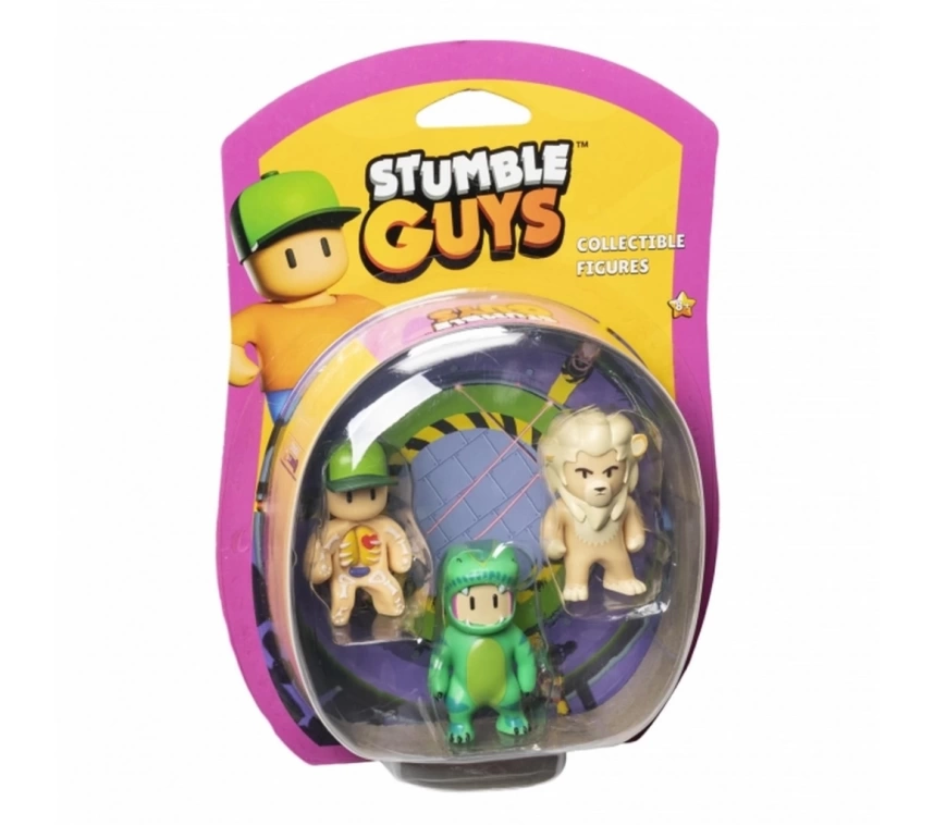 Nessiworld Stumble Guys 3lü Aksiyon Figür Set