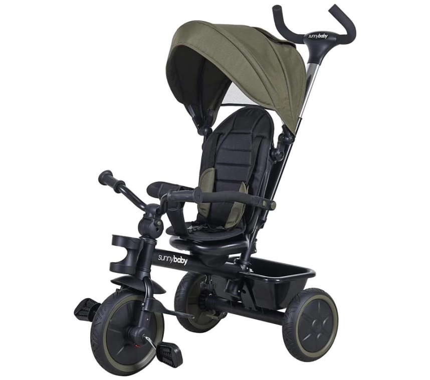 Nessiworld Sunny Baby Safari 6in1 3 Tekerlekli Çocuk Bisikleti Yeşil