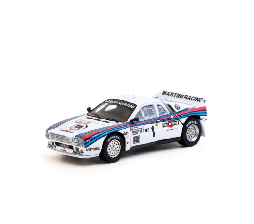 Nessiworld  Tarmac Works 1/64 Lancia 037 Rally Rally Monte Carlo 1983 #1 with Tarmac Cards