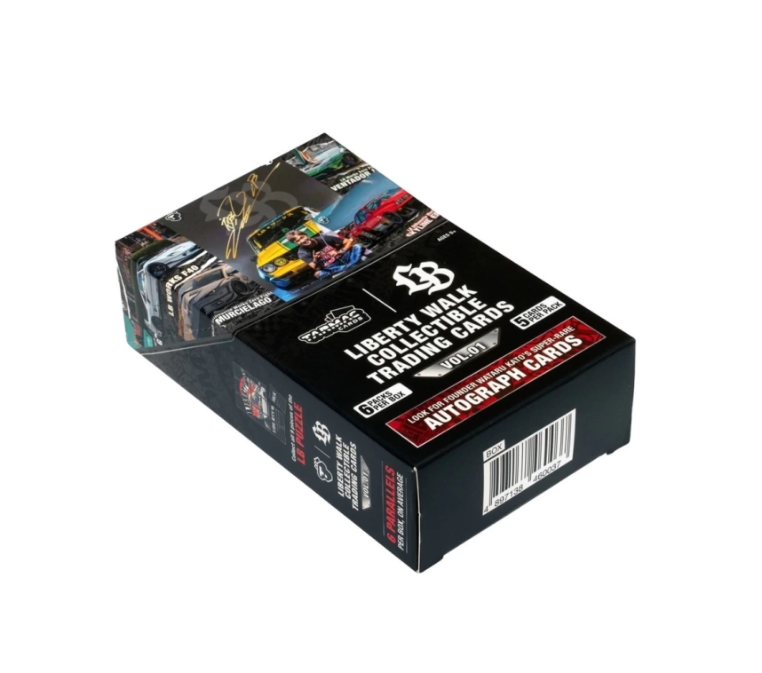Nessiworld Tarmac Cards Liberty Walk Koleksiyonluk Kartları Cilt 01 Kutu TC-LBC-01