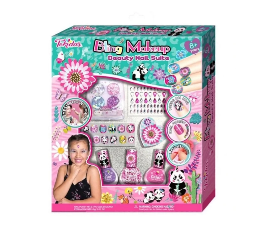 Nessiworld Tokidas Bling Makyaj Güzellik Tırnak Paketi