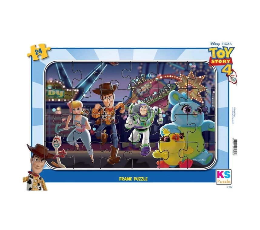 Nessiworld TS 704 Toy Story 4 Frame Puzzle 24 Parça