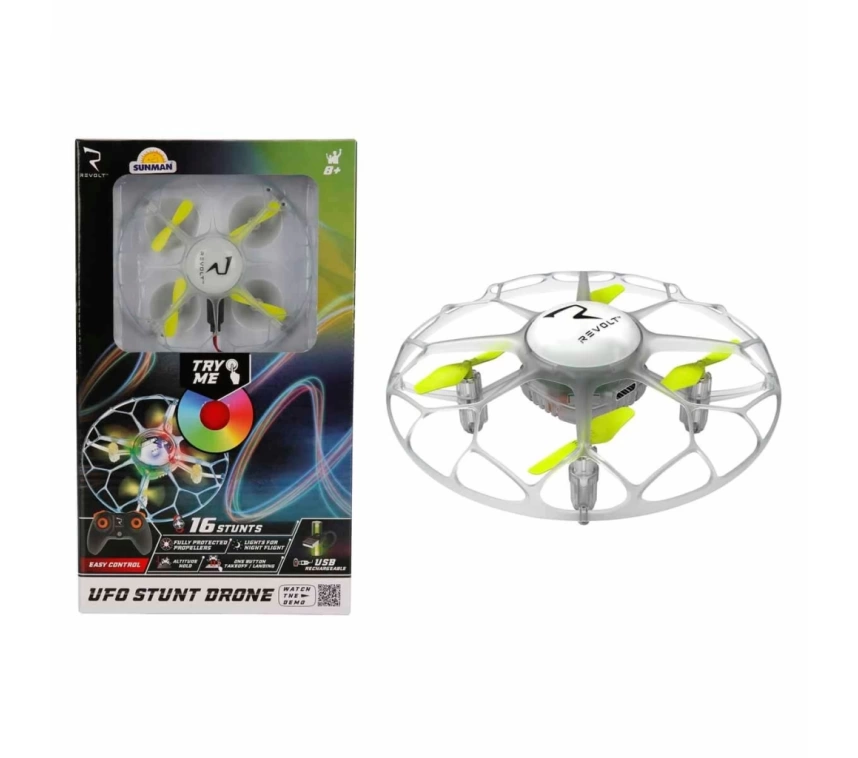 Nessiworld UFO Stunt Işıklı USB Şarjlı Uzaktan Kumandalı Mini Drone
