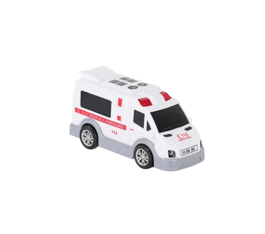 Nessiworld URT004-01 Şehrin Kırılmazları Sürtmeli Ambulans -Birliktoys