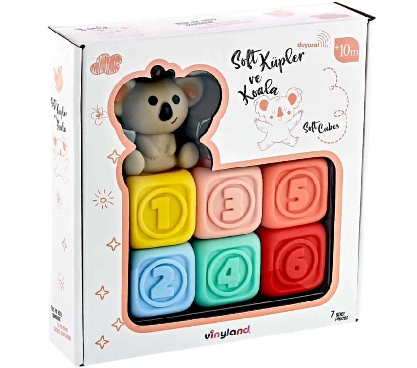NessiWorld Vinyland Soft Aktivite Küpler Koala 7li Set 661914