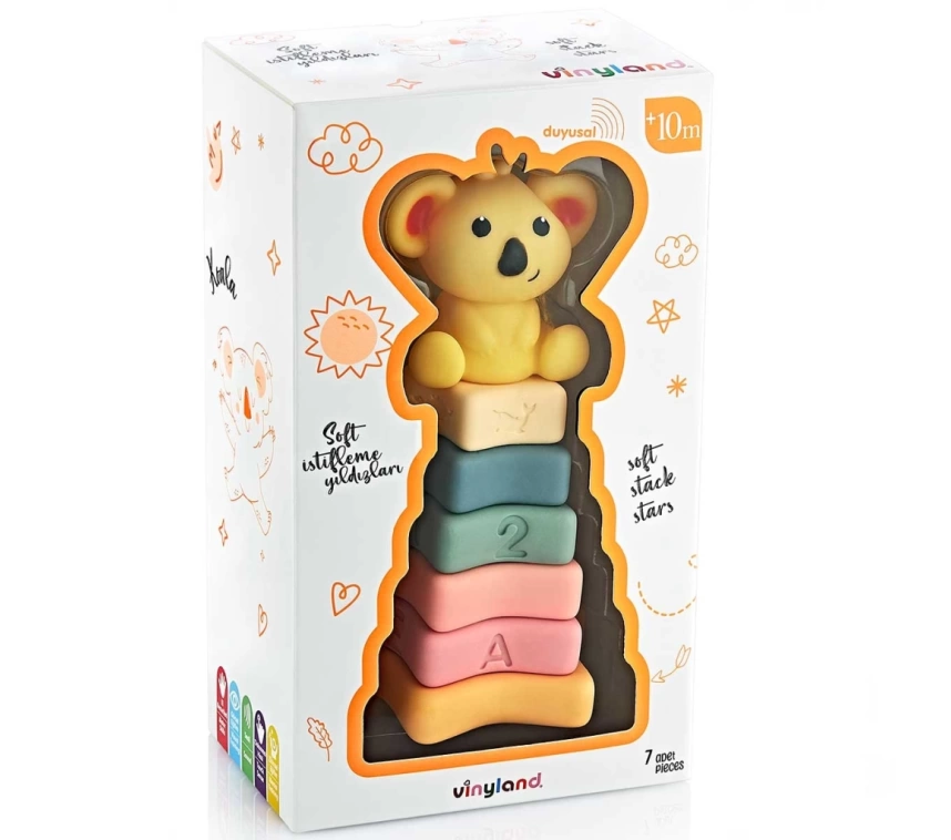 NessiWorld Vinyland Soft Yıldız Halkalar Koala 7li Set 661877