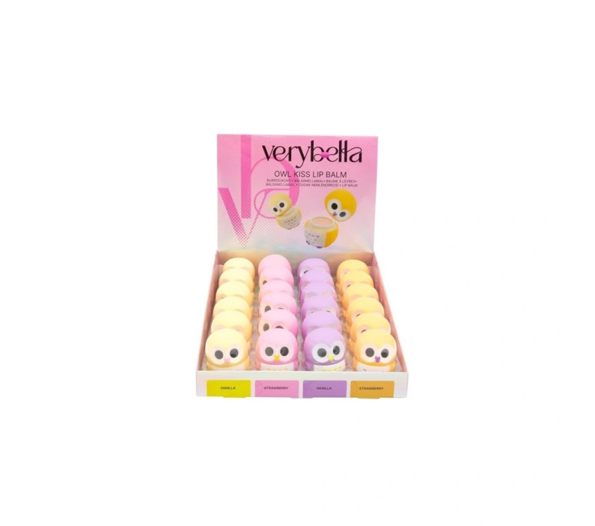 VRB25000 NessiWorld - Baykuş Lip Balm Dudak Parlatıcısı