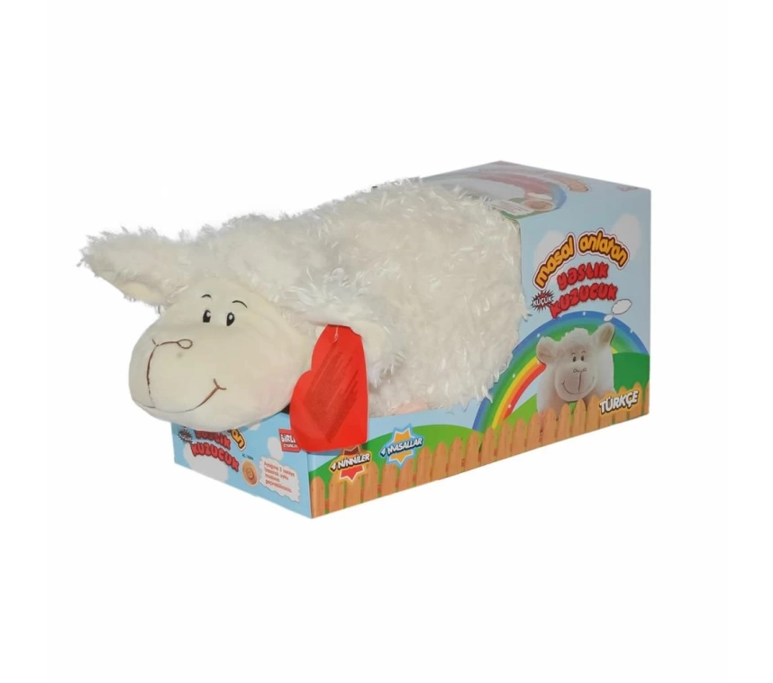 Nessiworld X1703634-18 Türkçe Masal Anlatan Yastık Kuzucuk -Birliktoys