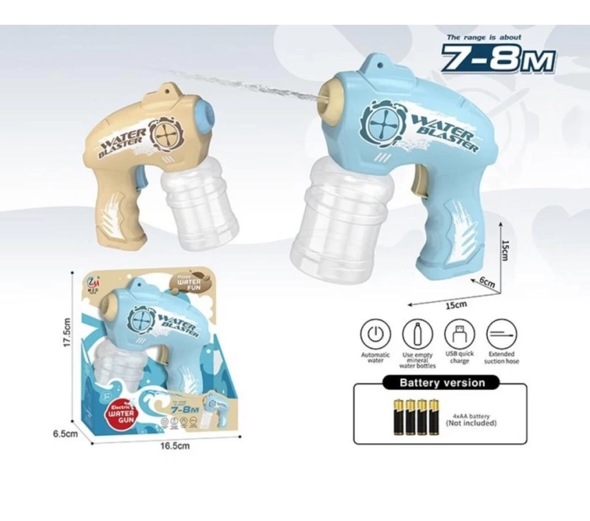 Nessiworld X3 PİLLİ OTOMATİK SU TABANCASI
