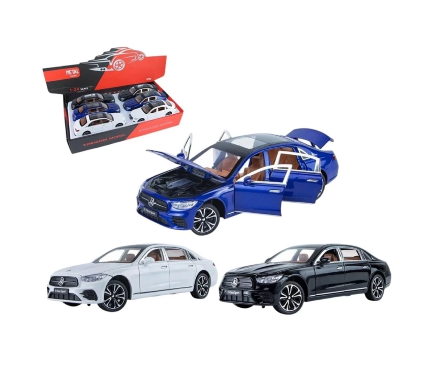 Nessiworld XHD-B2414- Vardem  Çek Bırak Işıklı ve Sesli Model Mrs Metal Araba 1:24