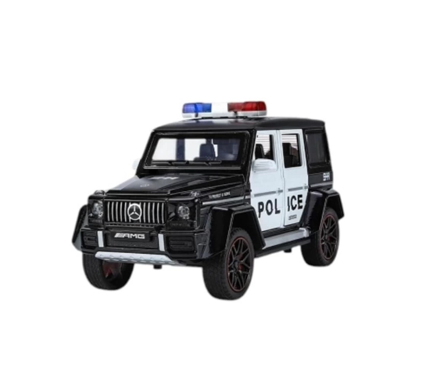 Nessiworld XHD-B2433 -Vardem  Çek Bırak Işıklı ve Sesli G Polis Metal Jeep 1:24