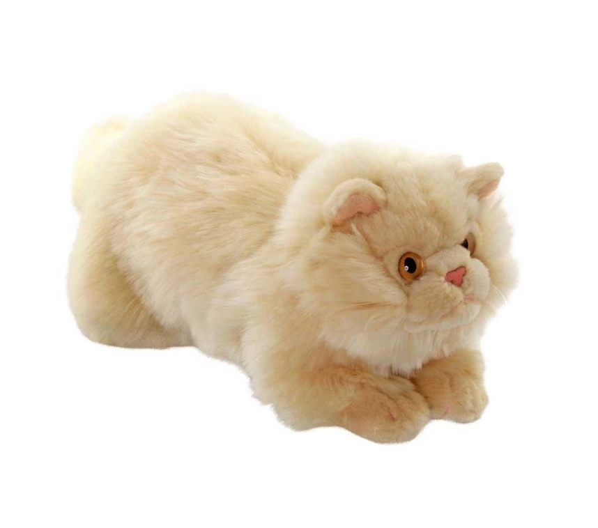 Nessiworld Yatan Peluş Krem Kedi 26 cm