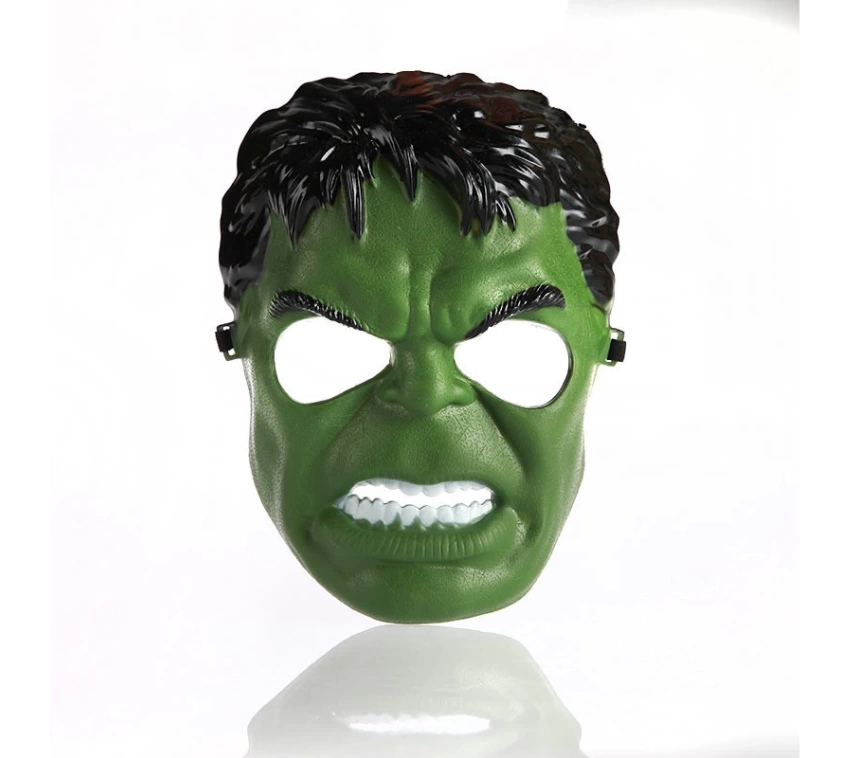 Nessiworld Yeşil Renk Süper Kahraman Dev Adam Hulk Maskesi