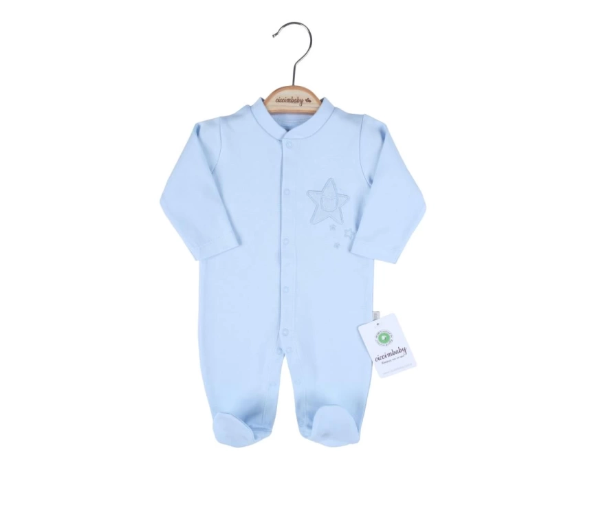 Nessiworld   Yıldızlı Ayıcık Patikli Tulum 4807 Mavi