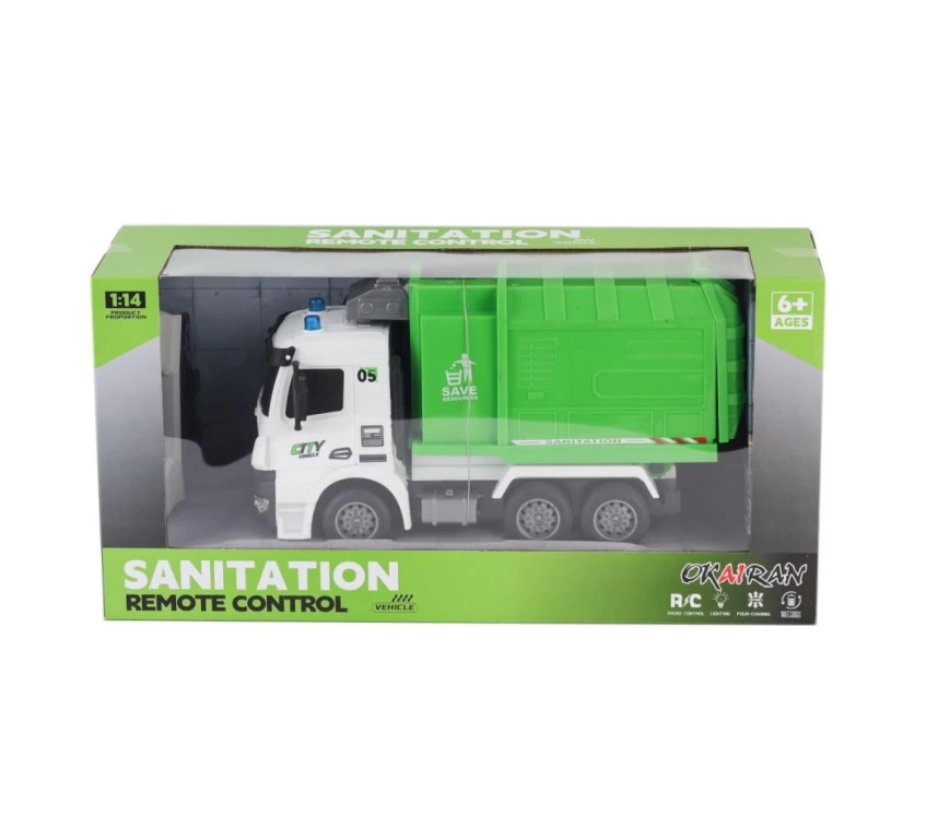 Nessiworld YJ-117-1 Kumandalı  Şajzlı Çöp Kamyonu
