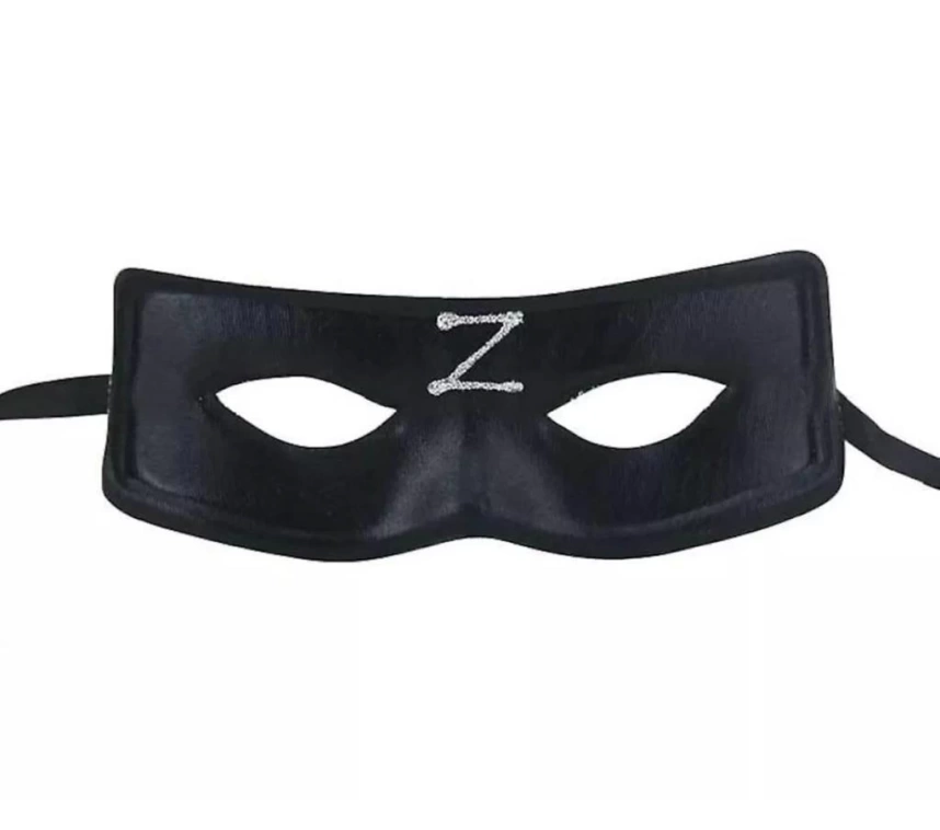 Nessiworld Zorro Maskesi Arkadan Lastikli Z Baskılı