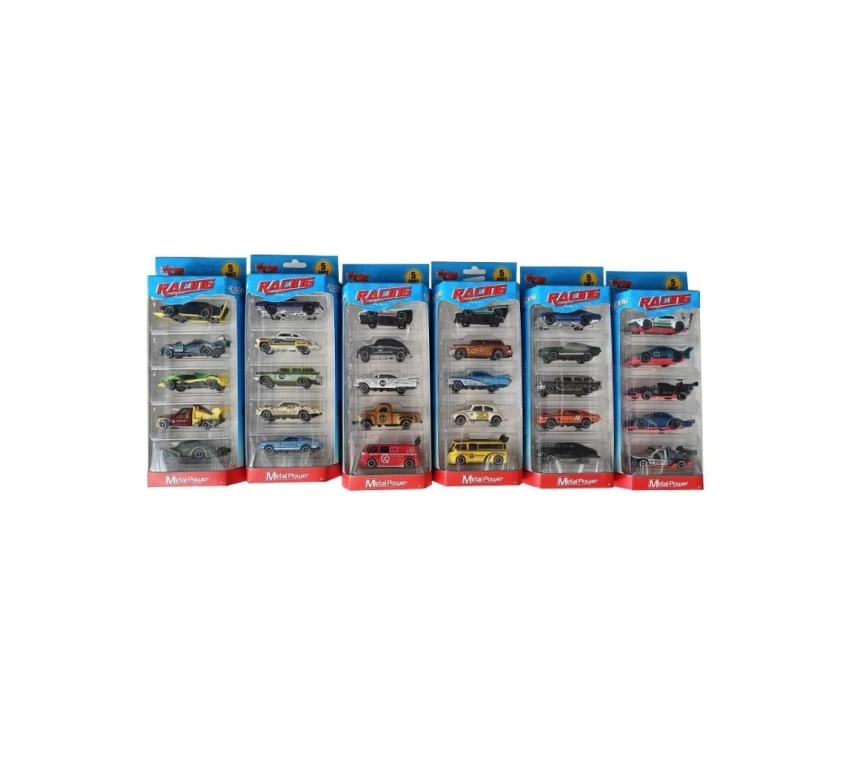 Nessiworld ZQ11315 KARTELA 1 64 METAL 5Lİ ARABA