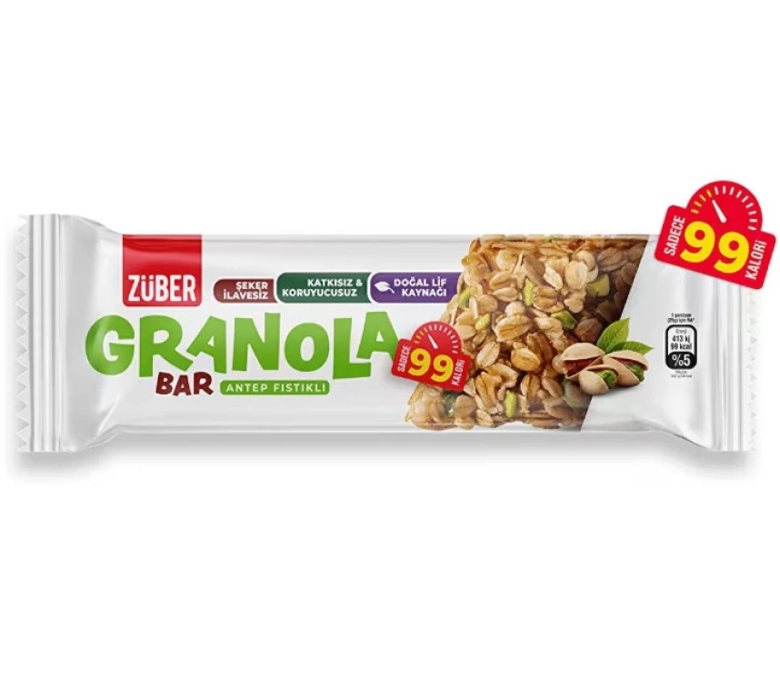 Nessiworld Züber Granola Bar Antep Fıstıklı 25 Gr