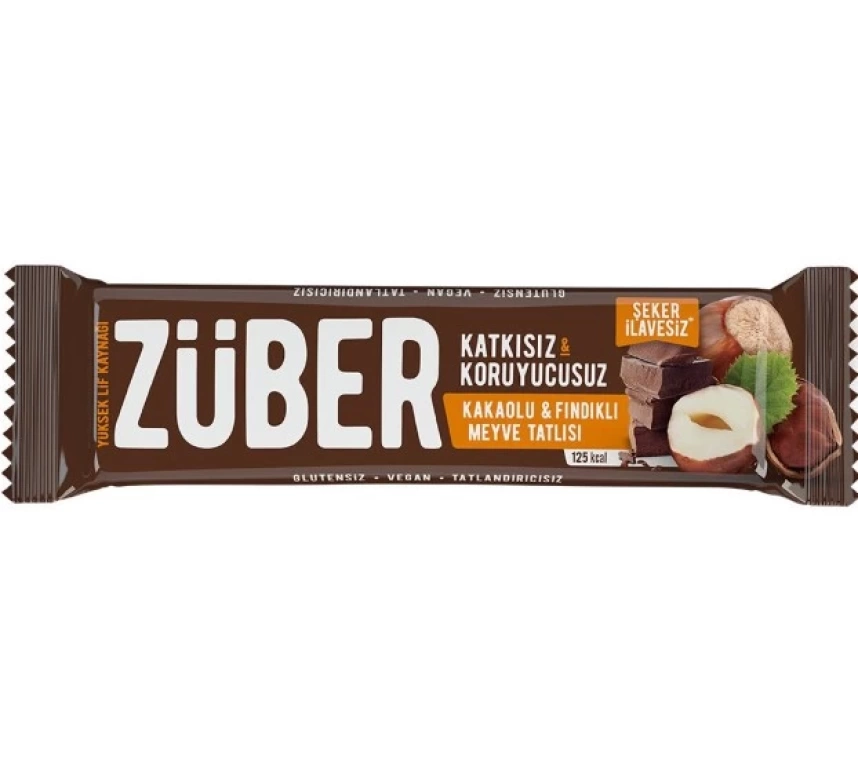 Nessiworld Züber Meyve Barı 40 Gr Fındık ve Kakaolu
