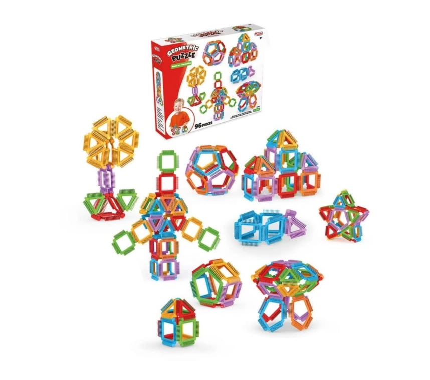NessiWorld03895 Geometrik Puzzle 96 Parça -Dede