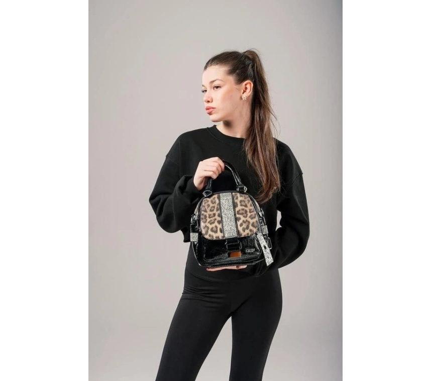 Ojwe Siyah Cilt Kol Ve Sırt Çantası